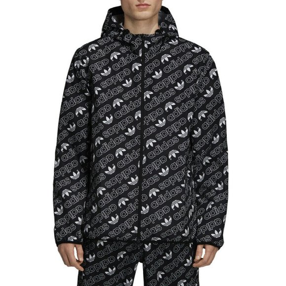 Adidas Originals Trefoil Monogram Windbreaker - Picture 14 of 14